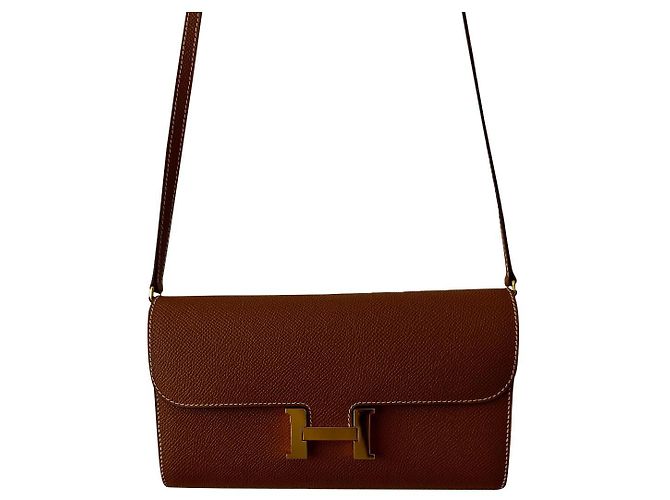 Hermès Cartera Constance para llevar Dorado