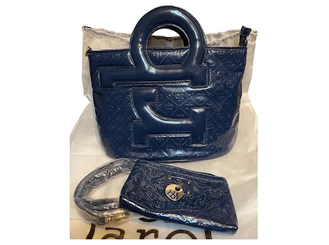 ROCCOBAROCCO Handbags Navy blue Synthetic  ref.793421