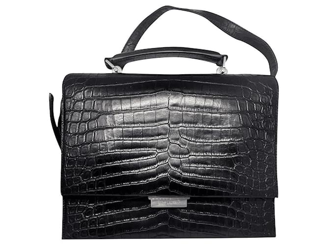 Saint Laurent Handbags Black Patent leather  ref.793563