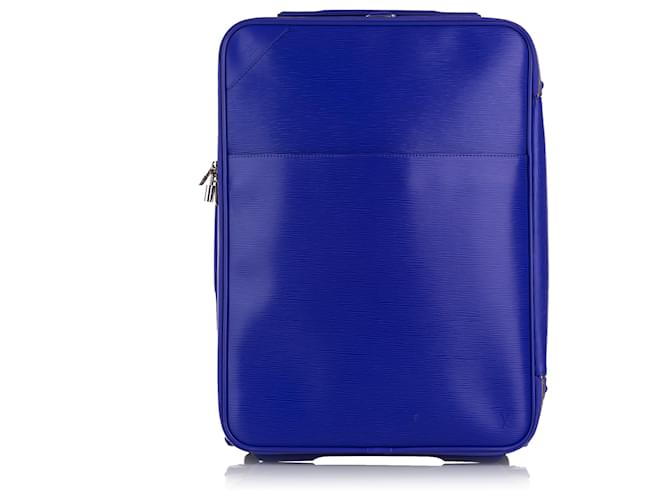 Louis Vuitton Blue Epi Pegase 55 Leather ref.793603 - Joli Closet
