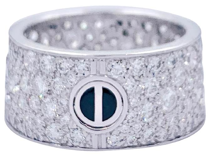 Cartier ring, "Love", WHITE GOLD, diamants. Diamond  ref.794028