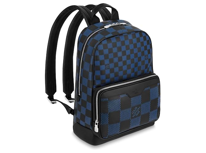 Louis Vuitton Taschen Aktentaschen Blau Leder  ref.794061