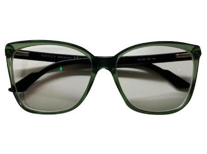 Gucci Sunglasses Green Acetate  ref.794209