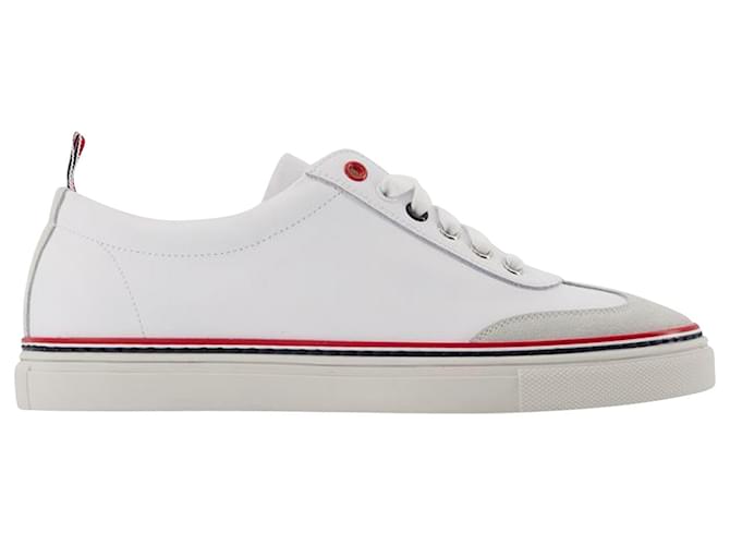 Lo-Top Sneakers - Thom Browne - White - Leather  ref.794556