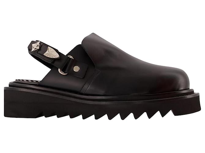 Toga Pulla AJ1249 Flat Shoes - Toga Virilis - Black - Leather  ref.794561