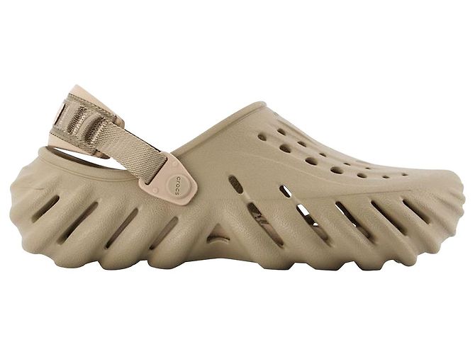 Autre Marque Echo Mules - Crocs - Khaki - Synthetic