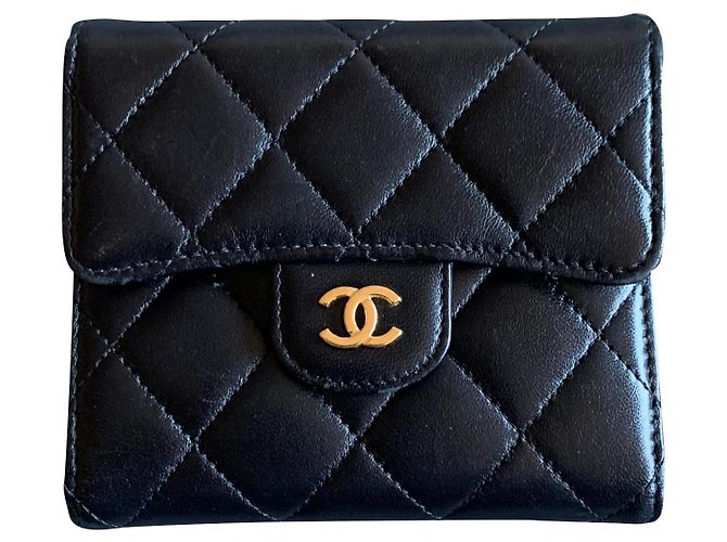 Chanel Timeless Classique Medium Kartenetui Schwarz