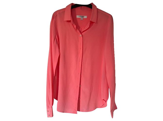 Camicia Lk Bennett in seta rosa