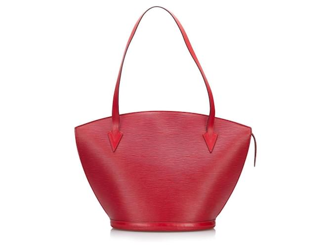 Louis Vuitton Saint Jacques Red Leather  ref.794977