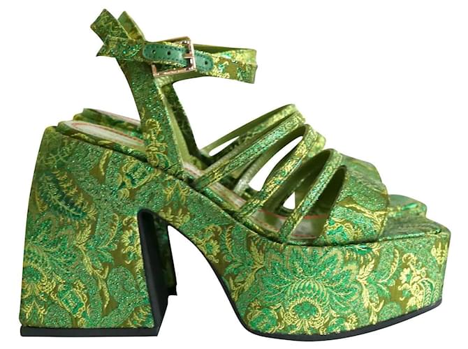 Autre Marque Nodaleto Green Bulla Chibi 105 Platform sandals