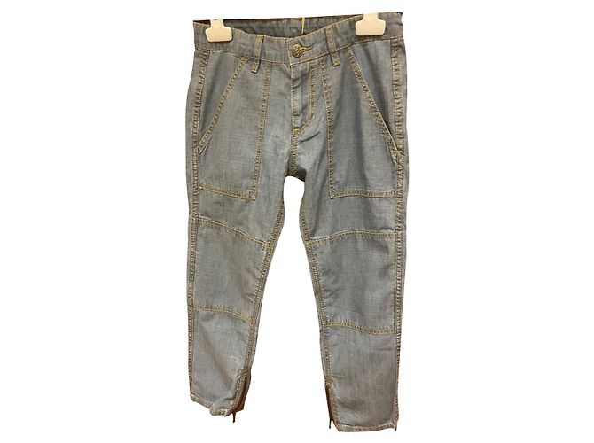 Soeur Hose aus Baumwolle Hellblau 135 cm