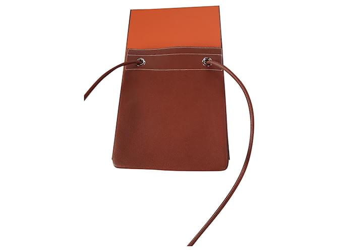 Hermès hermes bag model Aline Caramel Leather  ref.795475