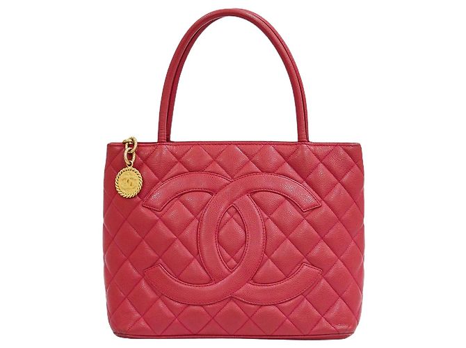 Medaillon Chanel Médaillon Rosso Pelle
