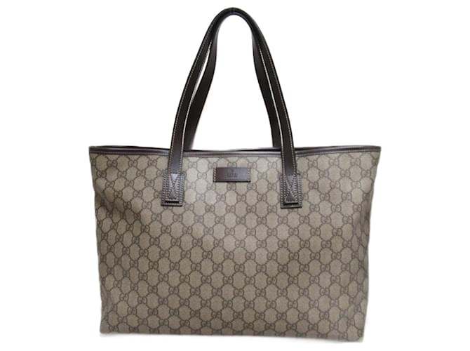 Gucci GG Supreme Tote Bag Beige Cloth  ref.795668