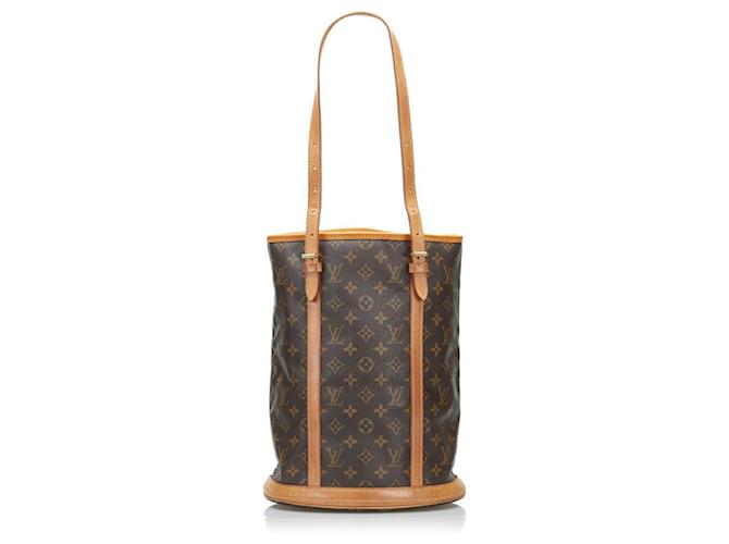 Louis Vuitton Bucket Brown Cloth  ref.795742