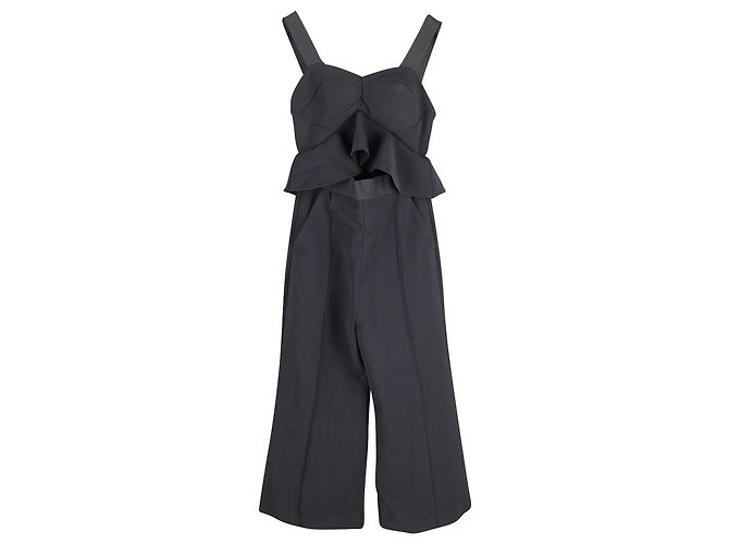 Self portrait Self-Portrait Bustier Jumpsuit in Black Polyester