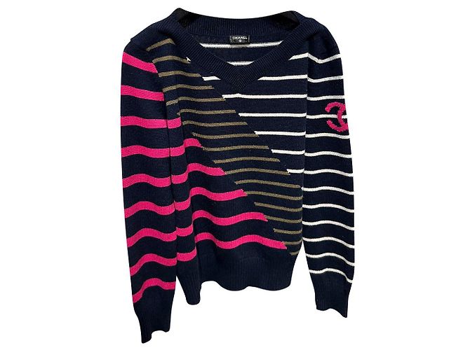 Chanel Strickwaren Mehrfarben Kaschmir