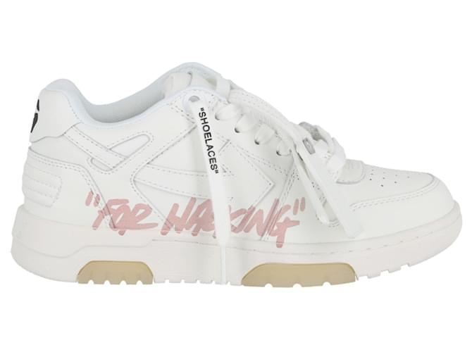 Off White Off-White für Walking-Sneakers Weiß Leder  ref.796558