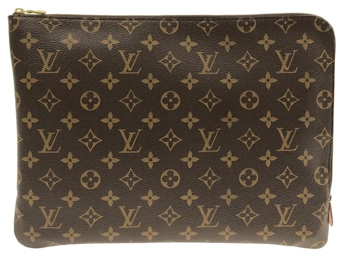 Louis Vuitton Brown Monogram Etui Voyage MM Cloth ref.797104