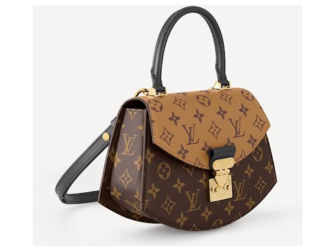 Louis Vuitton bolso de mano LV Tilsitt con monograma Castaño  ref.797373