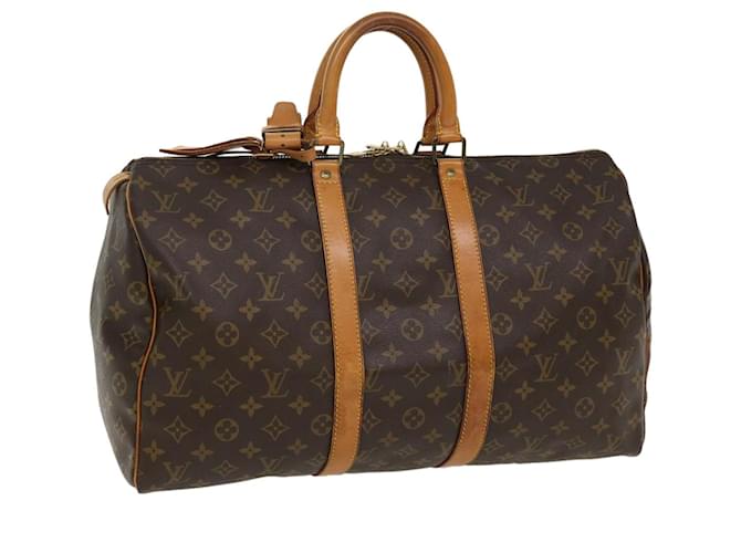 Louis Vuitton Keepall 45 Brown Cloth  ref.797801