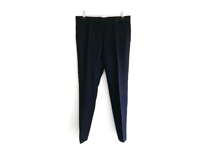 Céline Celine x Phoebe Philo tuxedo trousers Navy blue Wool  ref.798020