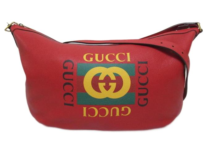 Red Crescent Moon Shoulder Bag