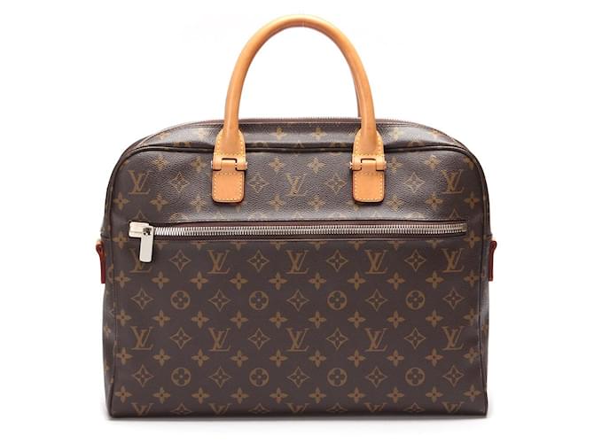 Louis Vuitton Monogram Horizon Briefcase Brown Cloth  ref.798292