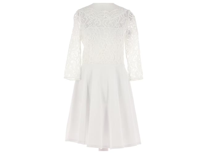 Claudie Pierlot robe White Polyester  ref.798523