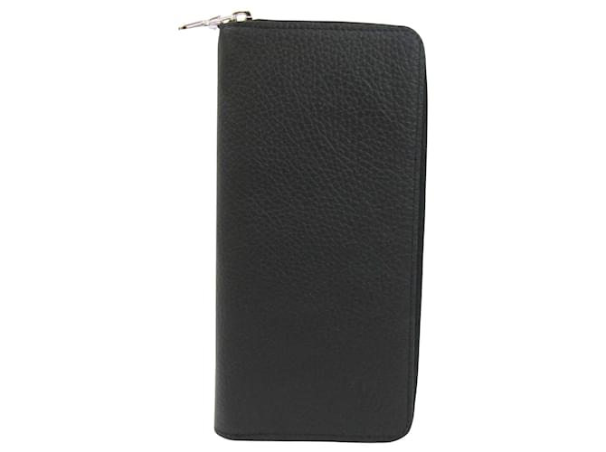 Louis Vuitton Zippy Wallet Vertical Black Leather  ref.798623
