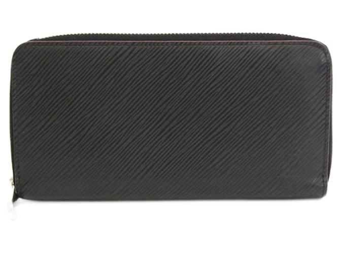 Louis Vuitton Zippy Wallet Cuir Noir  ref.798817