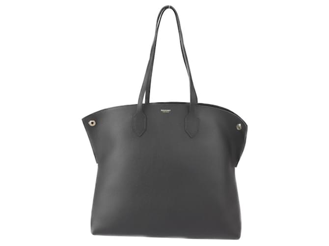 Burberry tote bag Black Leather  ref.797116
