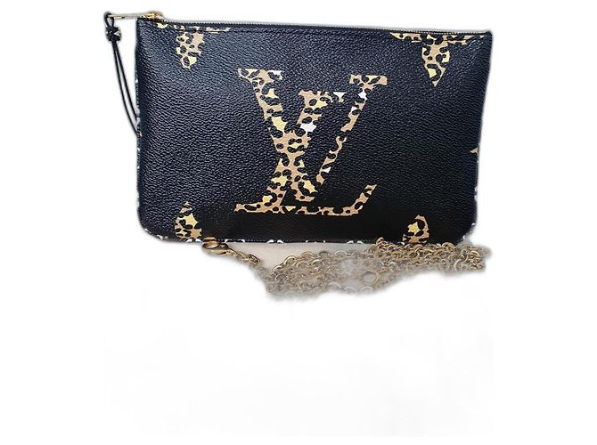 Zippy Louis Vuitton Pochette Foderata Zip Gigante Nero