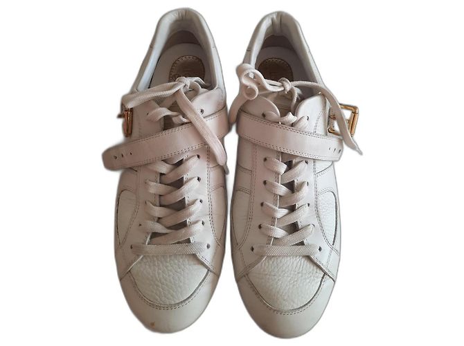 Louis Vuitton Espadrilles Eggshell Leather
