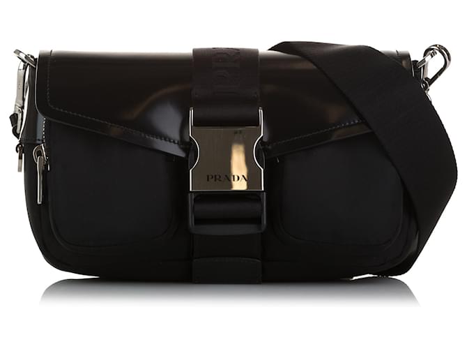Prada Pocket nylon and brushed leather bag | 3D model