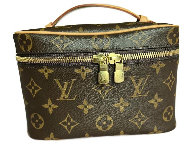 Louis Vuitton Nice mini pencil case Brown