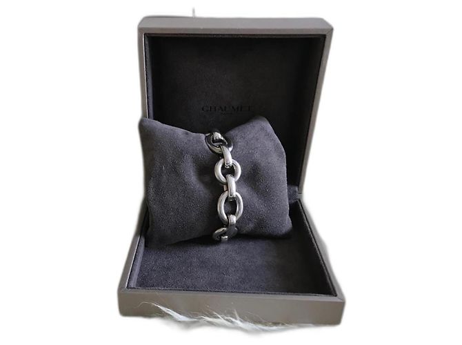 Pulseira Chaumet em Ouro Branco Cinza