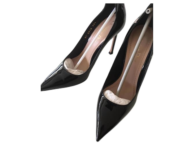 Christian Dior Heels Black Leather  ref.799600