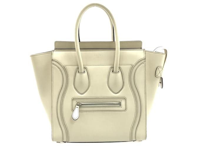 Céline Luggage Cream Leather  ref.799879