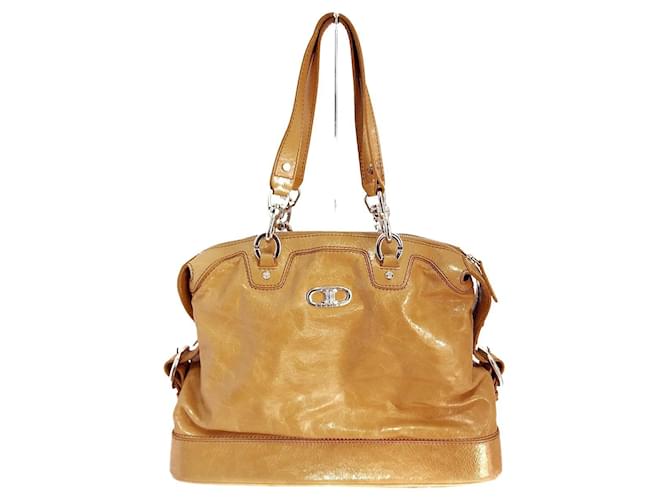 Céline Celine Amarelo Couro  ref.799910