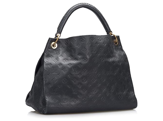 Louis Vuitton Black Monogram Empreinte Artsy MM Leather ref.799983