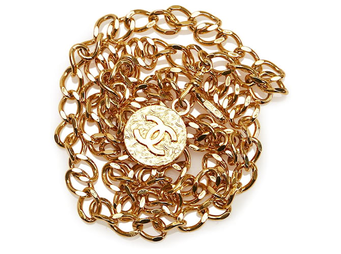 Chanel Gold CC Chain-Link Belt Golden Metal Gold-plated ref.800001 - Joli  Closet