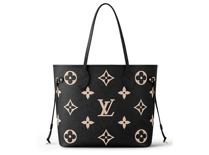 Louis Vuitton LV Neverfull empreinte bicolour Black
