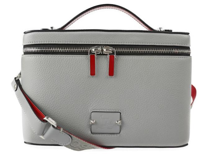 Christian Louboutin Kypipouch Gris Cuero  ref.800217