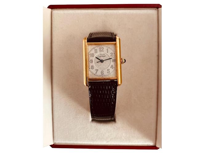 Cartier Panzer-GM Weiß Geld  ref.800380