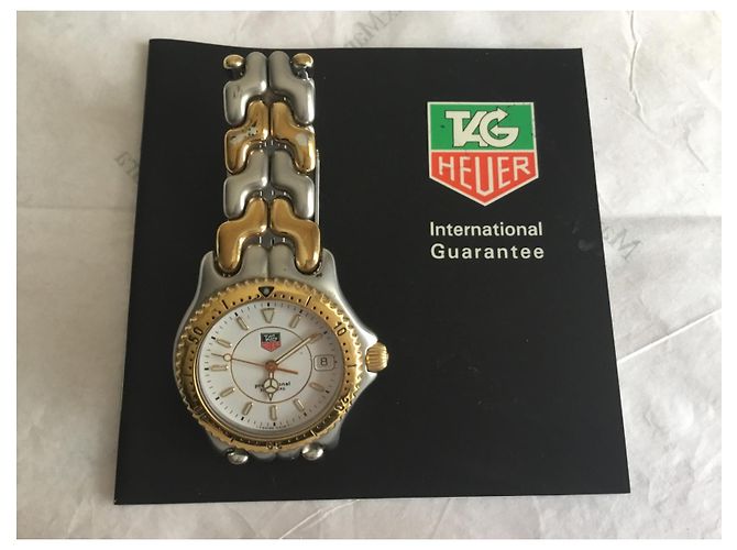 Tag Heuer Uhr Silber Acryl Silber Hardware