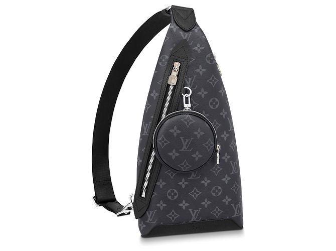 Louis Vuitton Borsa Duo Sling Monogram Eclipse Nera Nero