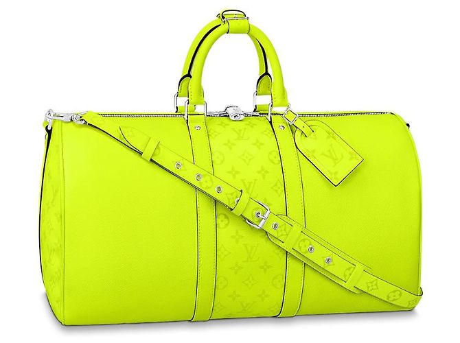 Louis Vuitton LV Keepall Taigarama jaune neuf