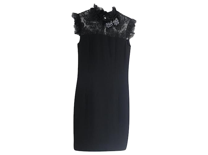Dolce & Gabbana Dresses Black Viscose  ref.800986