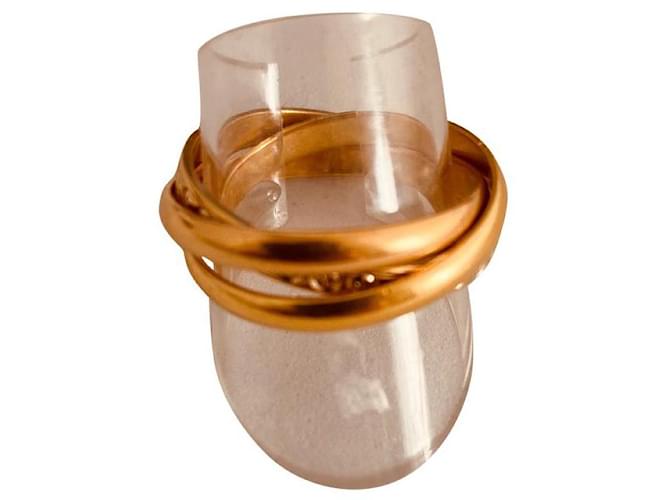Autre Marque mixed ring Golden Gold  ref.800995